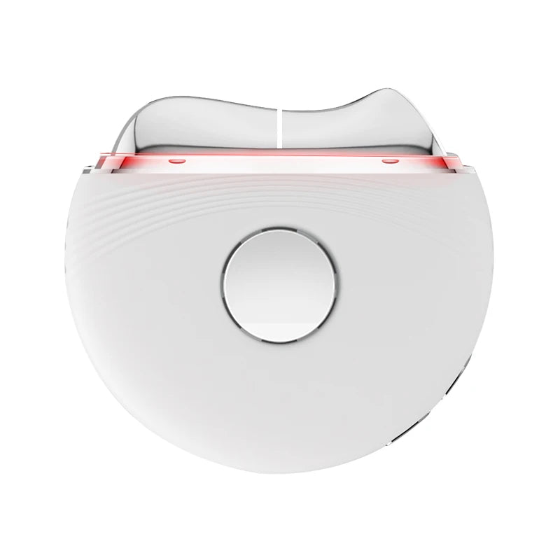 Revitalize Your Skin with the Round Electric Gua Sha Massager – EMS Microcurrent Hot & Cold Therapy for Neck, Face & Body!