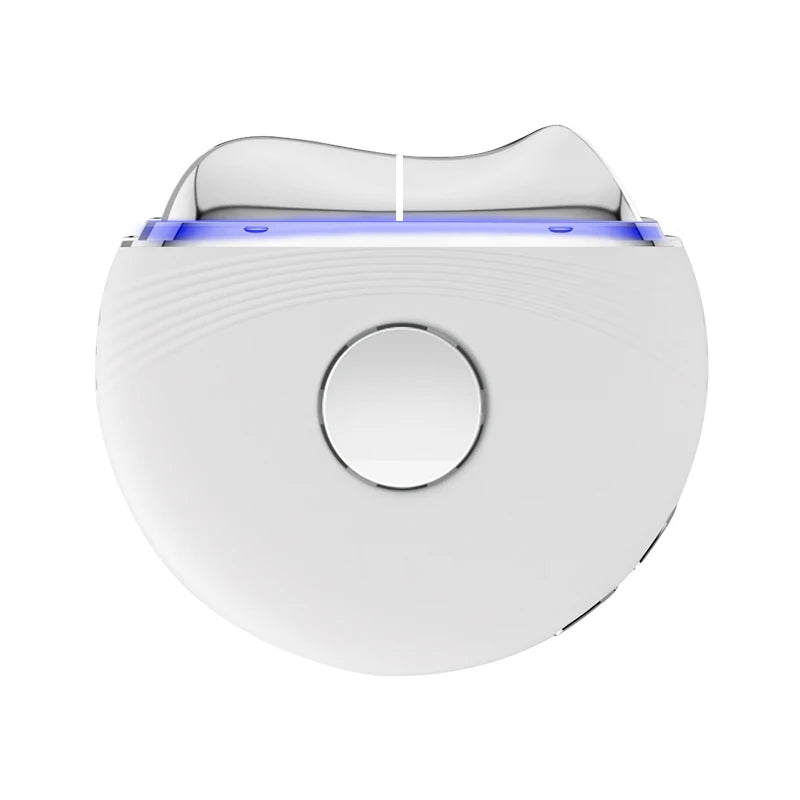 Revitalize Your Skin with the Round Electric Gua Sha Massager – EMS Microcurrent Hot & Cold Therapy for Neck, Face & Body!